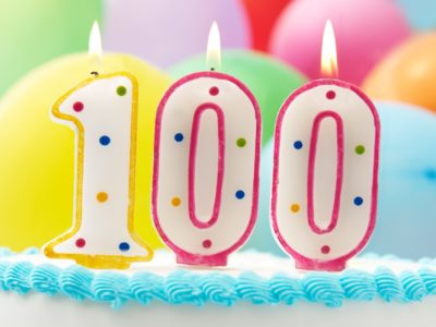 Resident of Wildwood Celebrates Birthday with 100 Balloons