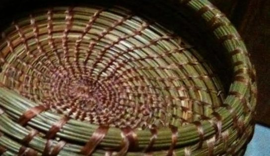 Local Artisan Collects and Weaves Baskets Out of Pine Needles