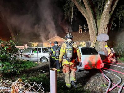 Dog Rescued from a Structural Fire