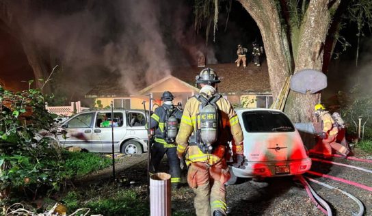 Dog Rescued from a Structural Fire