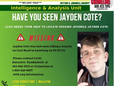 Missing Juvenile in Leesburg