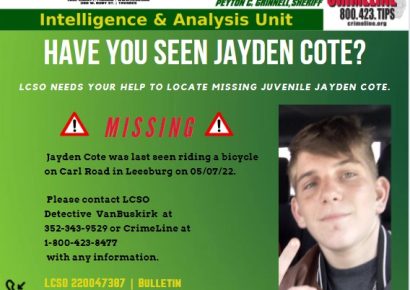 Missing Juvenile in Leesburg