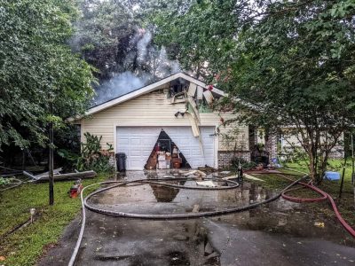 Structure Fire in Ocala Caused by Lightning