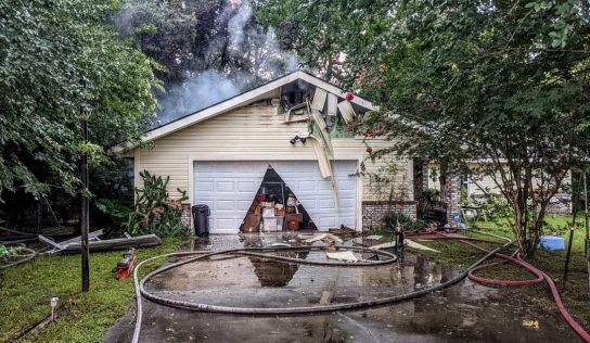 Structure Fire in Ocala Caused by Lightning