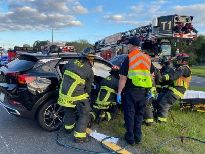 Passenger in Two-Vehicle Collision Was Trauma Alerted to Hospital in Ocala