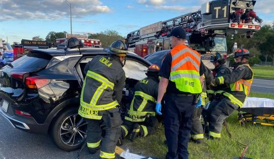 Passenger in Two-Vehicle Collision Was Trauma Alerted to Hospital in Ocala