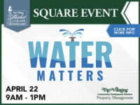 Water Matters Event coming this April