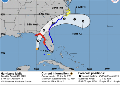District updates — Hurricane Idalia
