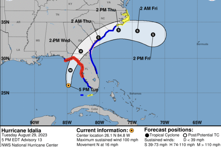 District updates — Hurricane Idalia