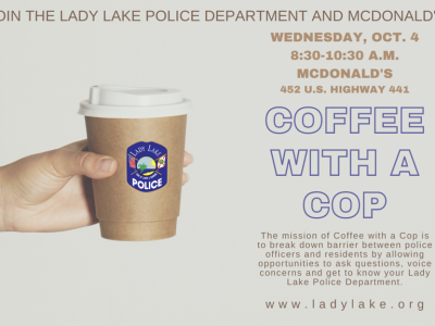 Lady Lake Police Department welcomes community for coffee