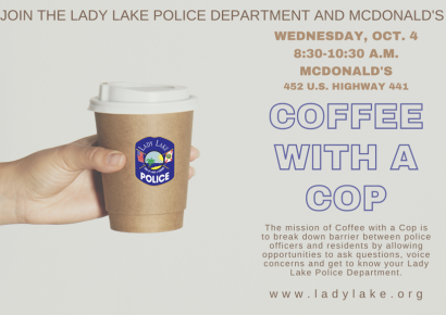 Lady Lake Police Department welcomes community for coffee