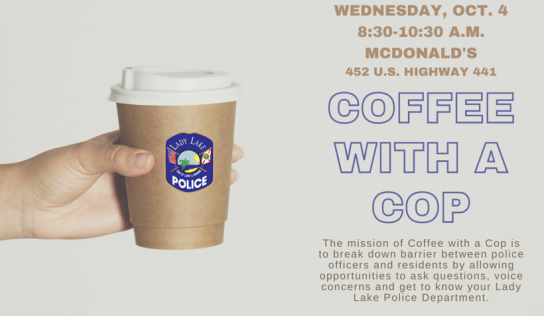 Lady Lake Police Department welcomes community for coffee